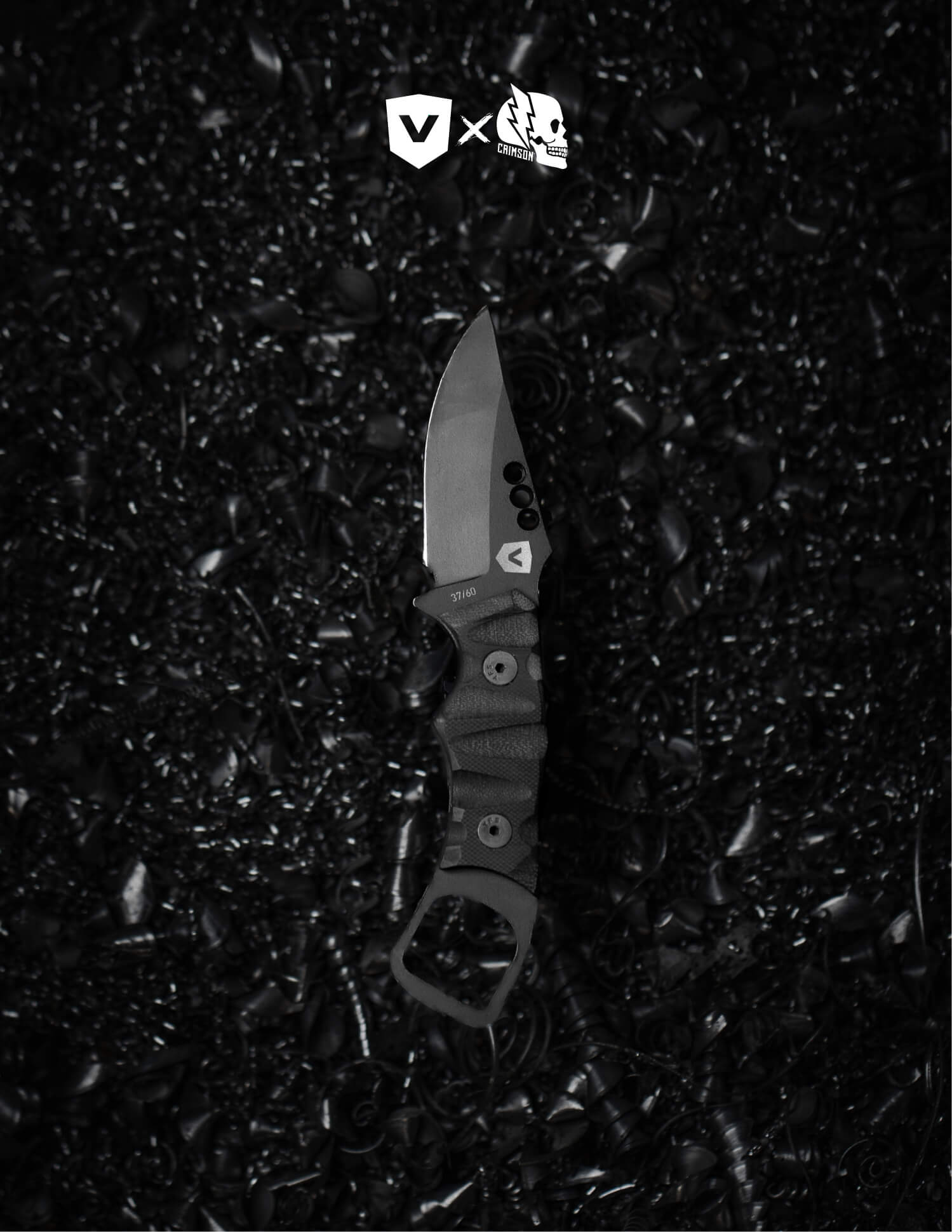 VYPER X CRIMSON KNIFE CO. IRON WOLF KNIFE
