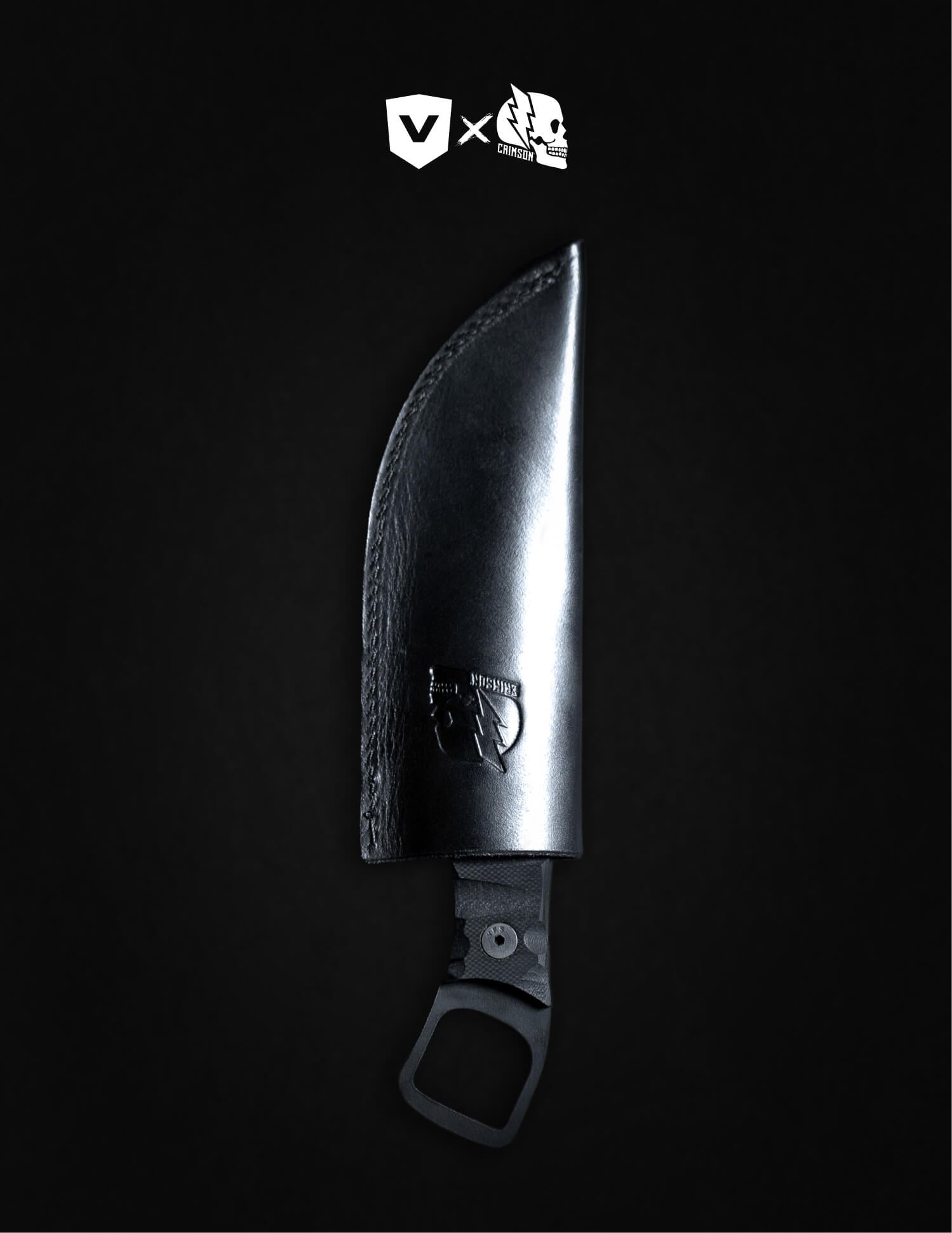 VYPER X CRIMSON KNIFE CO. IRON WOLF KNIFE