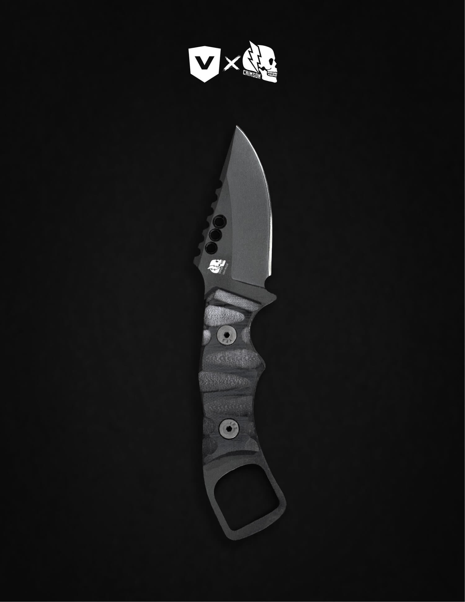 VYPER X CRIMSON KNIFE CO. IRON WOLF KNIFE