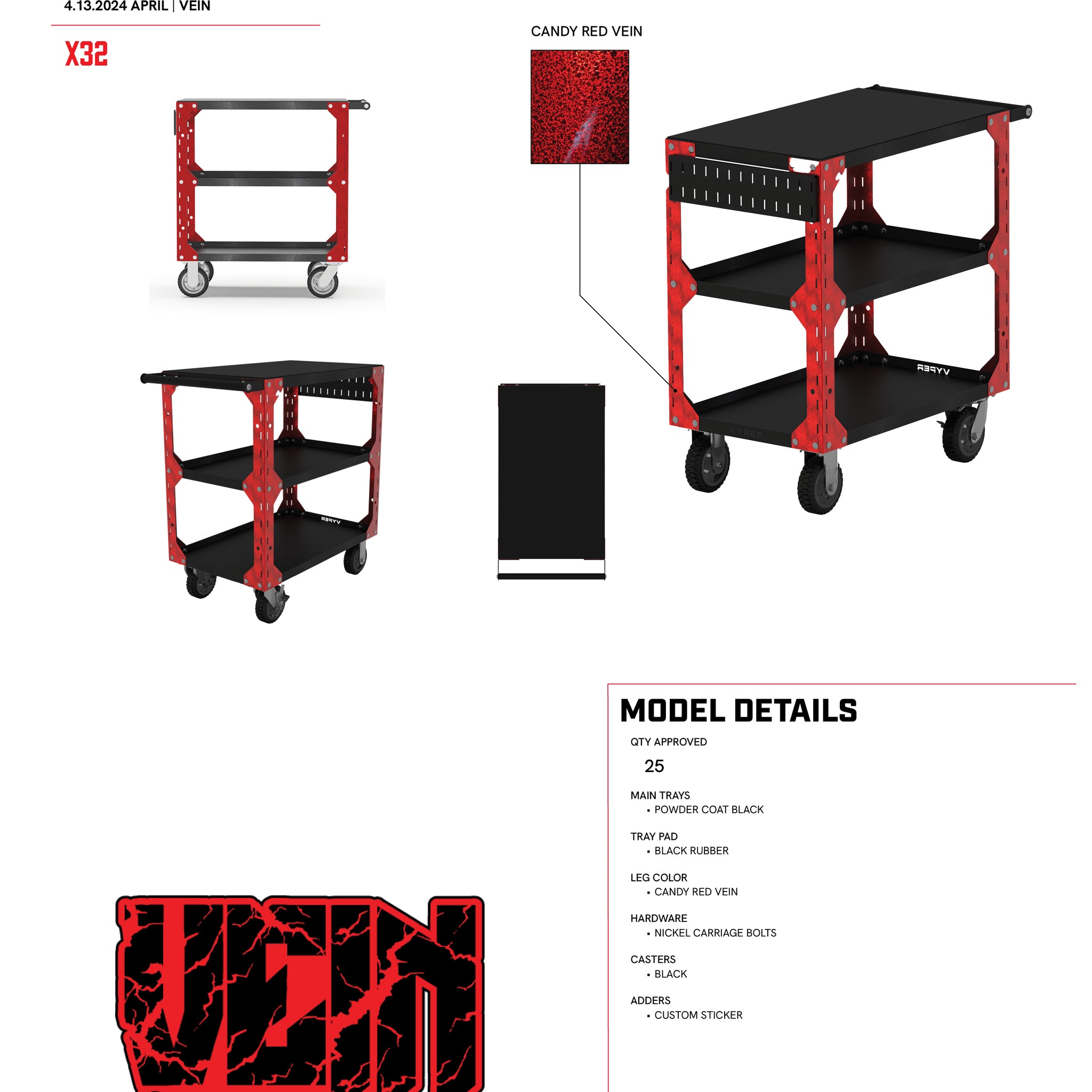 VEIN EDITION (X32 TOOL CART)