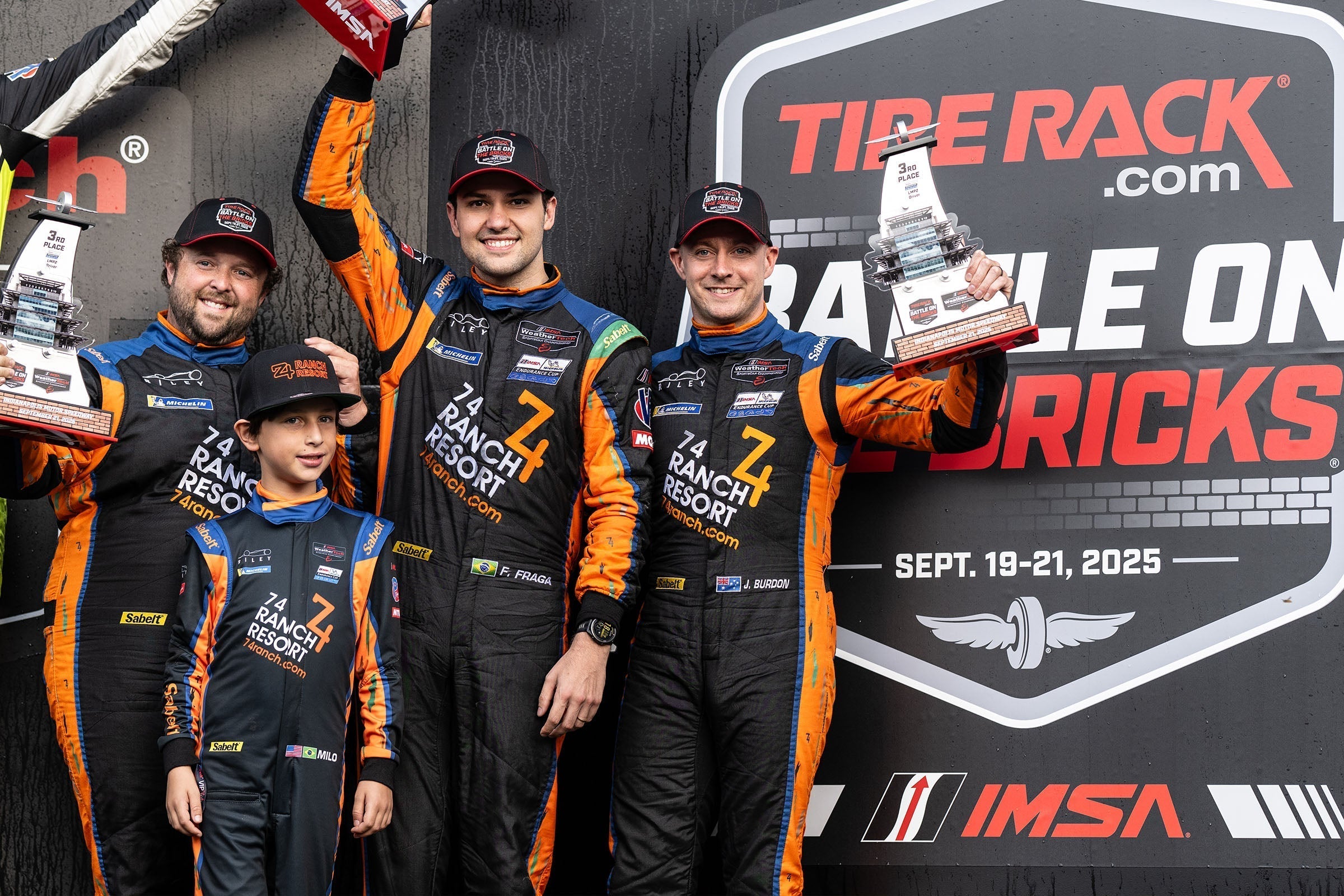 Riley 74 Grabs Podium Finish in Indy