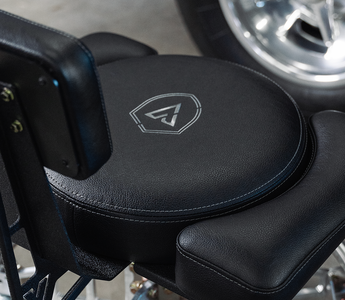 black big boy attachment on side of black and gray vyper chair