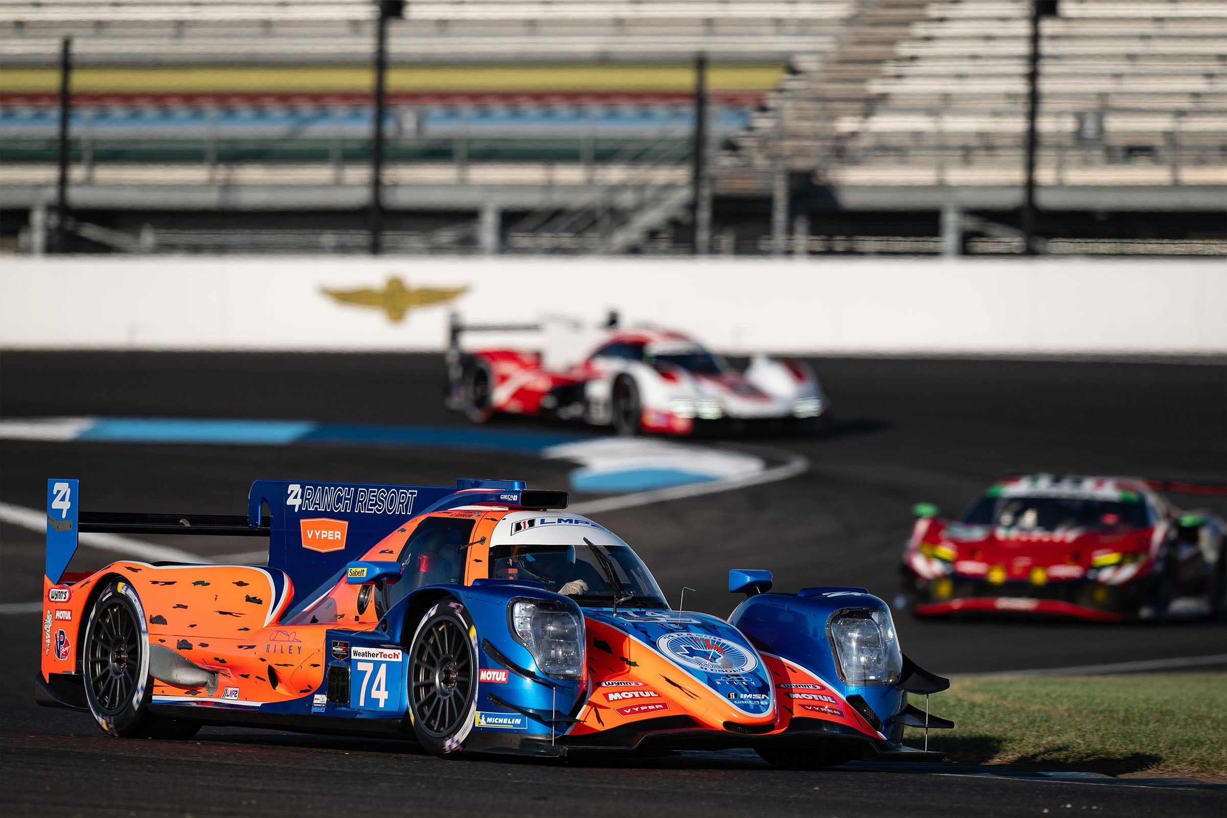 Riley No. 74 Heads to Indy Sitting in Third