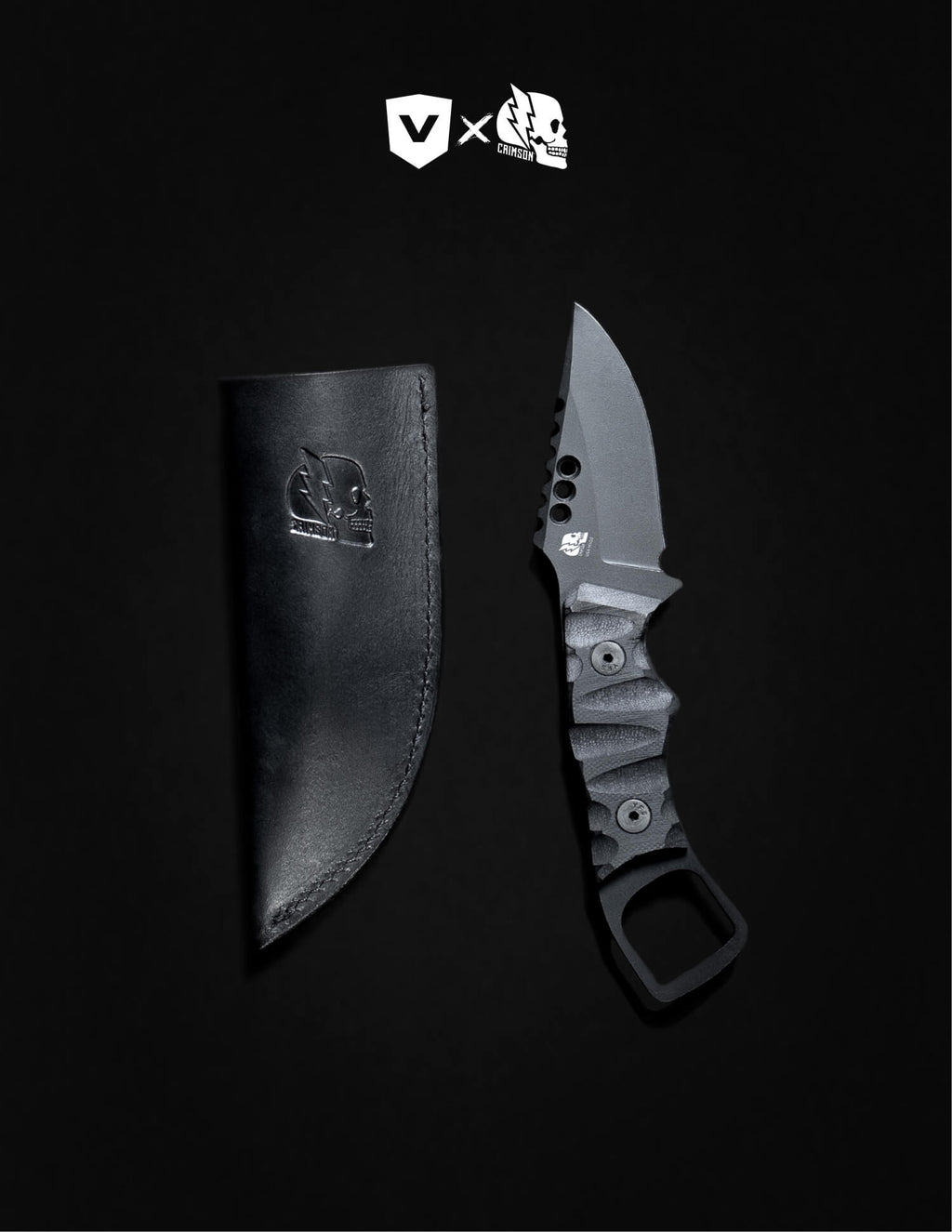 VYPER X CRIMSON KNIFE CO. IRON WOLF KNIFE