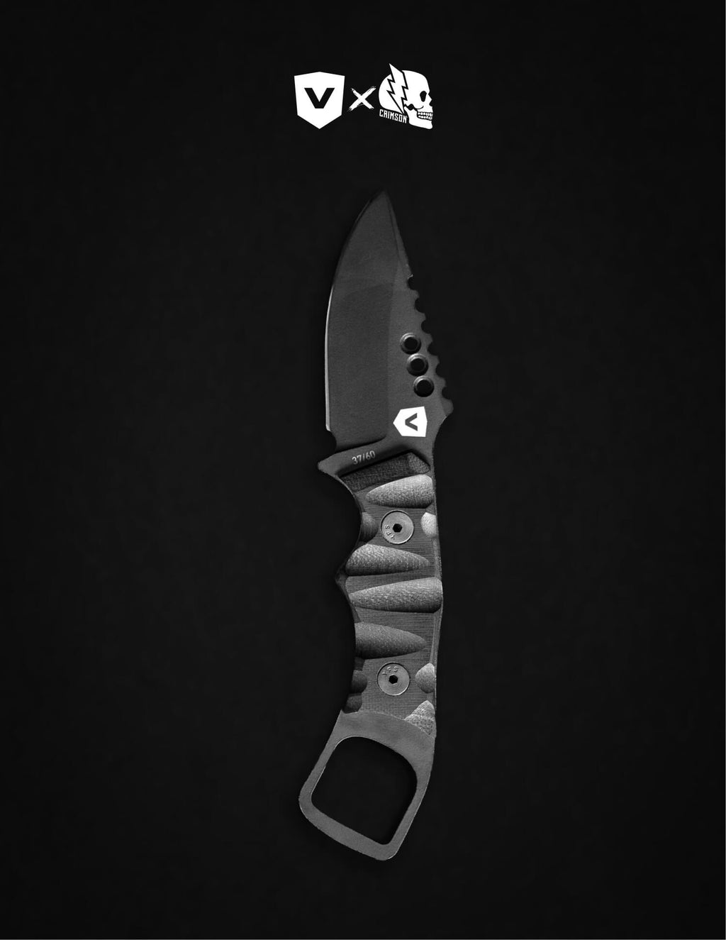 VYPER X CRIMSON KNIFE CO. IRON WOLF KNIFE