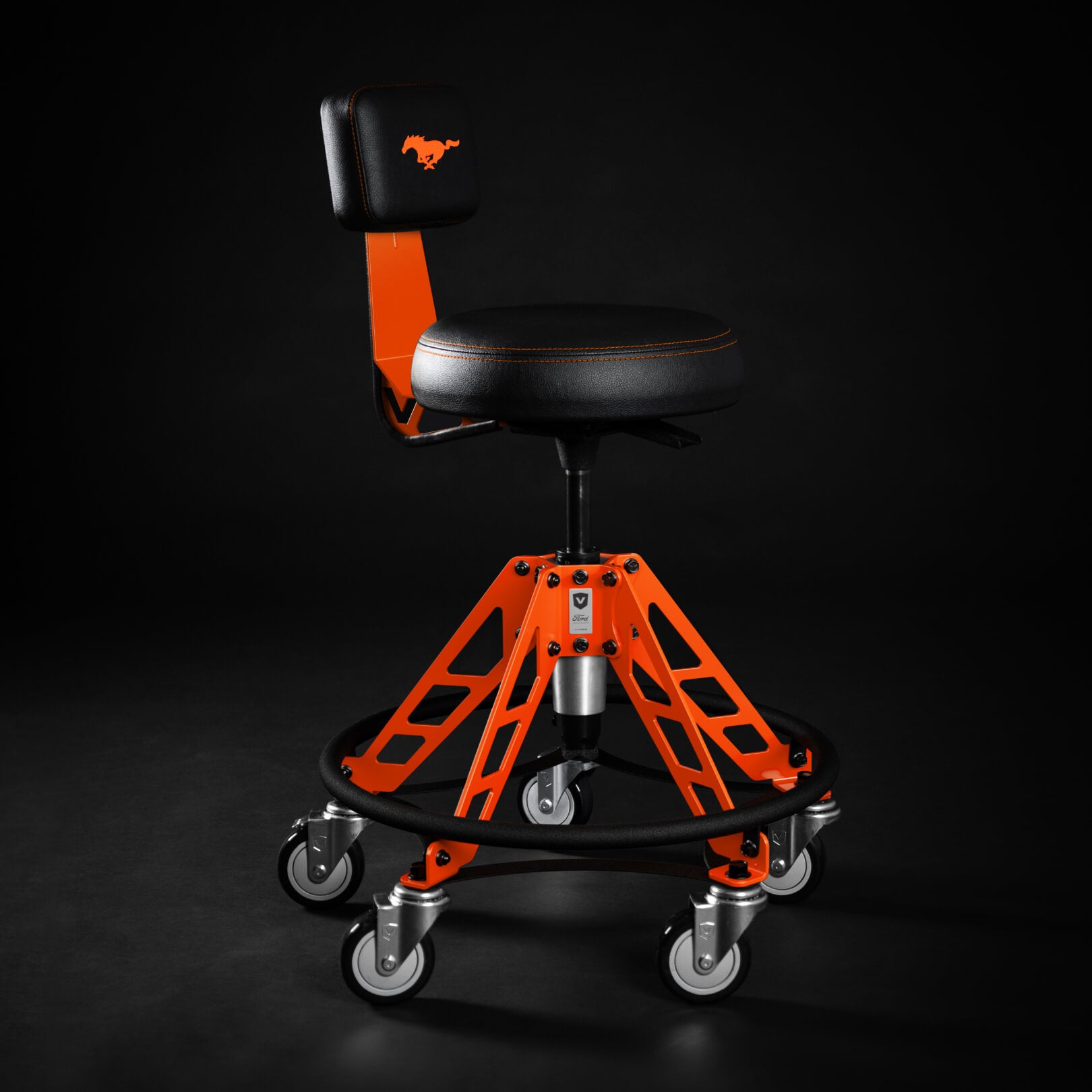 Ford® Comp Orange Elevated Edition | Heavy Duty Shop Chair | Vyper