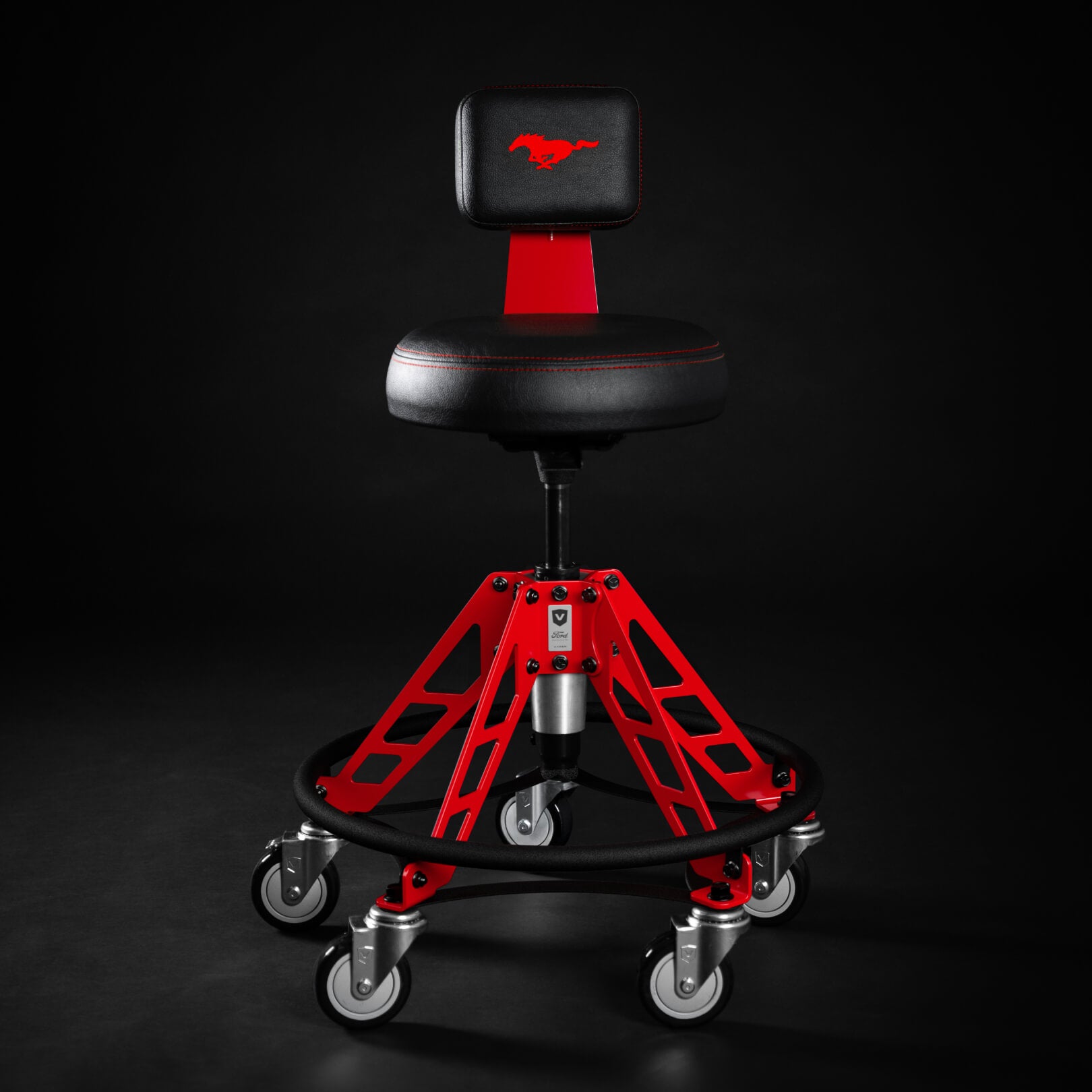 Ford® Race Red Elevated Edition | Heavy Duty Shop Chair | Vyper