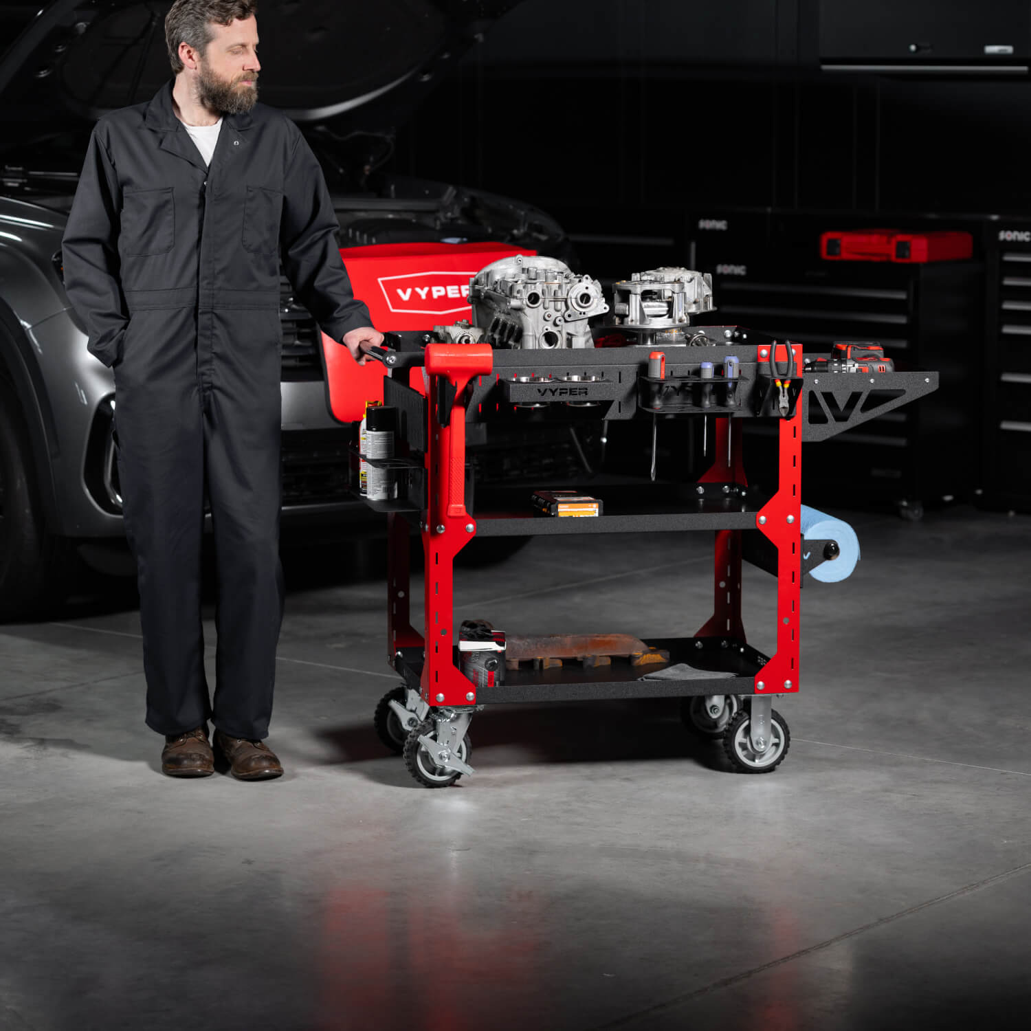 テクデス viraemia、Slaughterbox Fully Loaded X32 Cart | Modular Tool Cart Setup | Vyper – Vyper