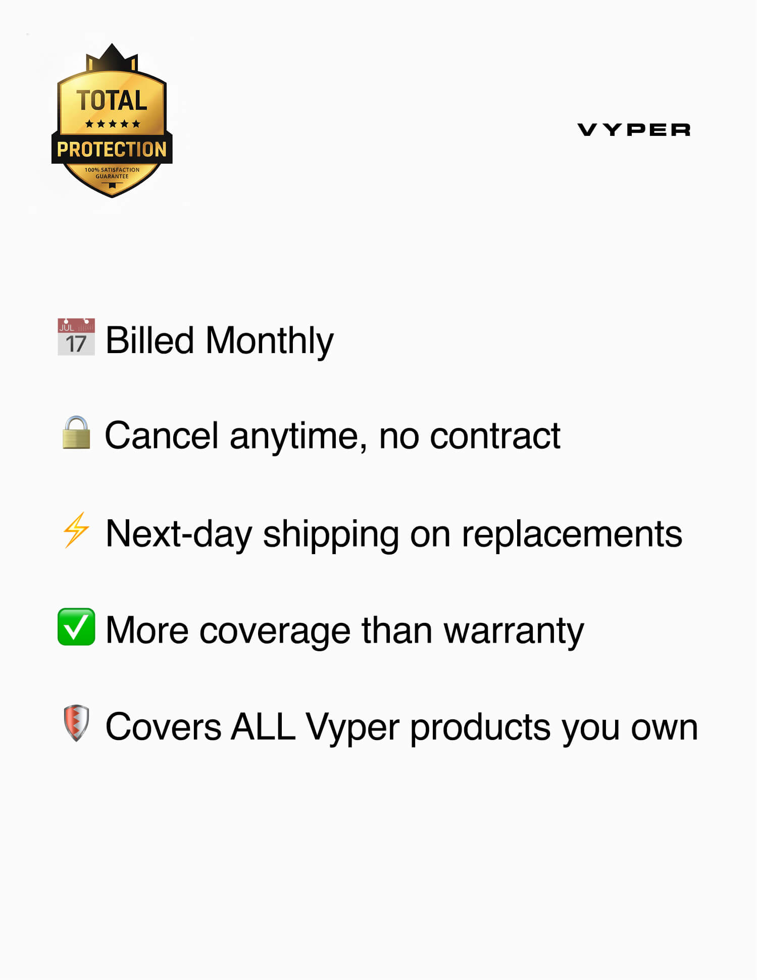 TOTAL PROTECTION (MONTHLY)