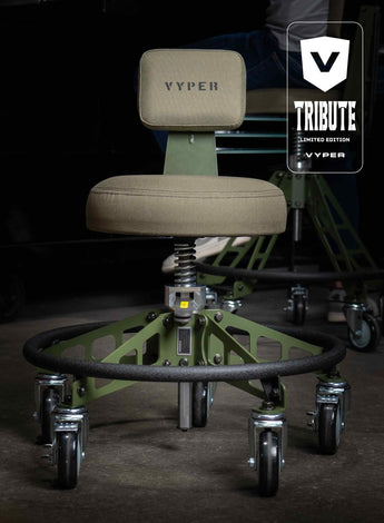 Best Garage Chair With Wheels | Robust Steel Max – Vyper Industrial