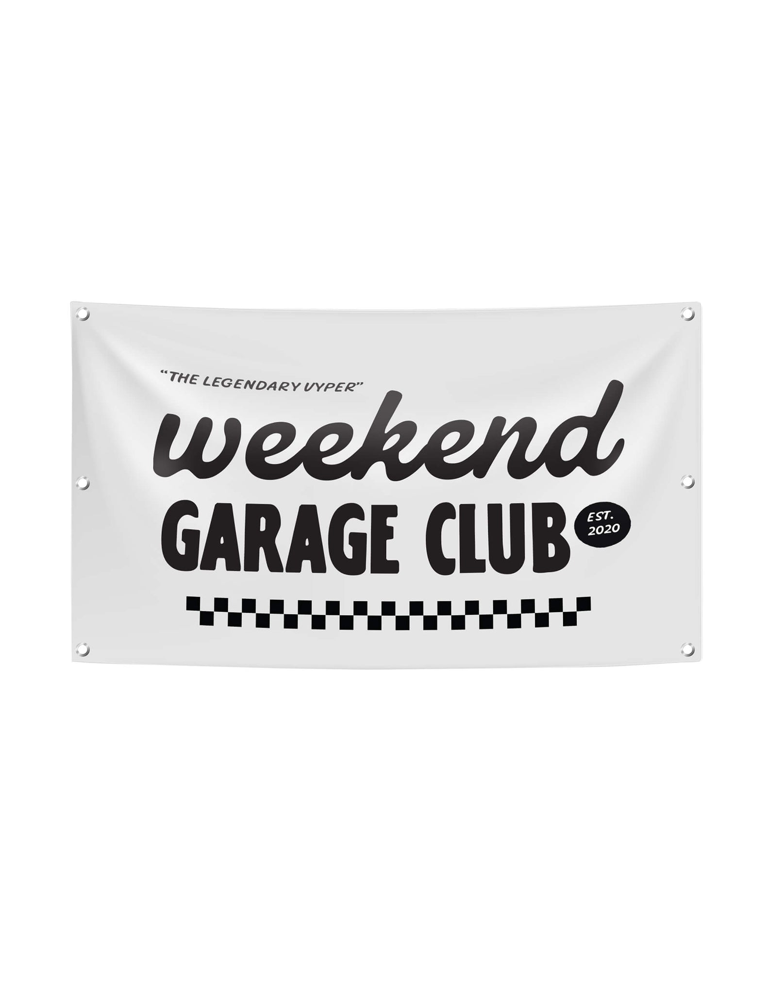 WEEKEND GARAGE CLUB SHOP BANNER