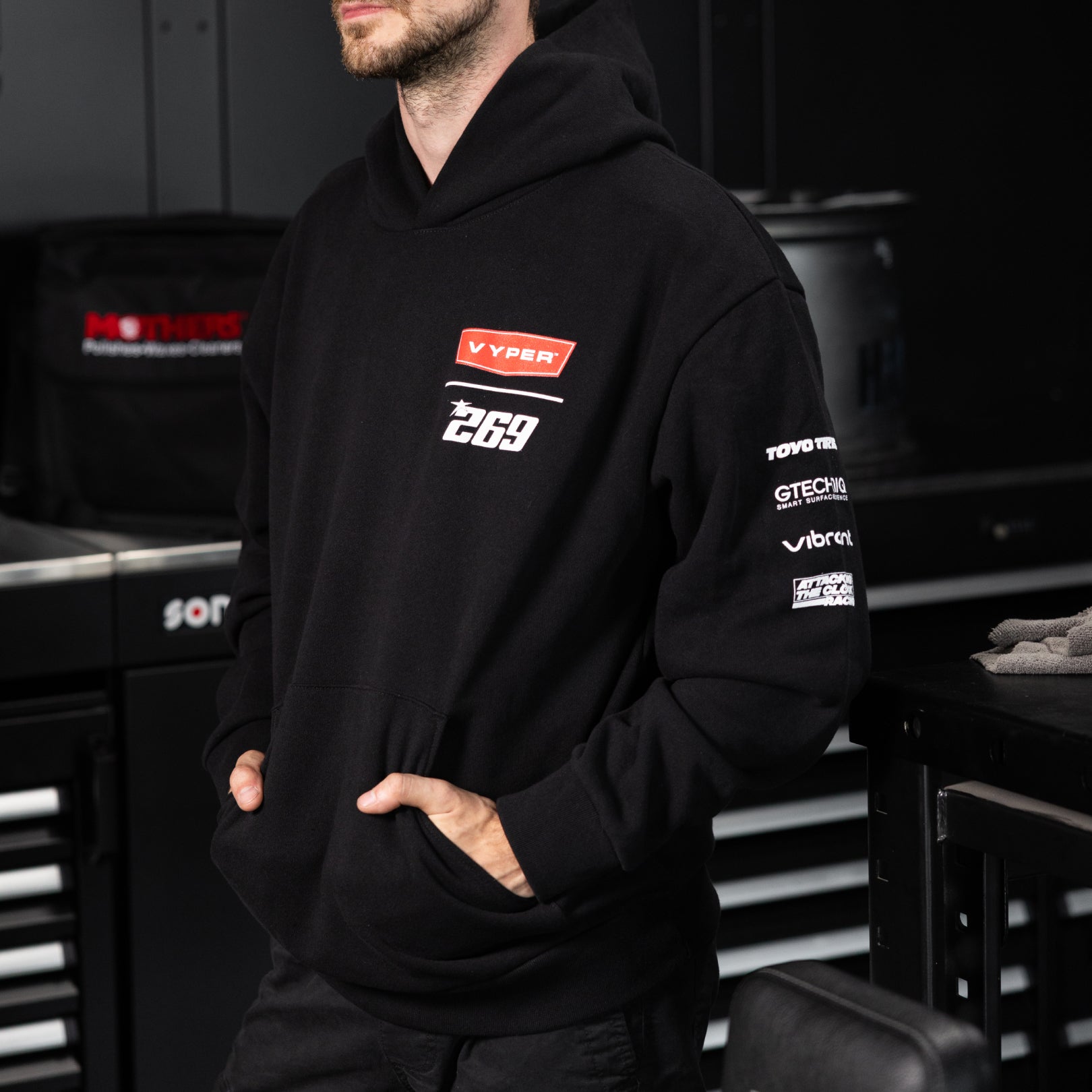 パーカー 18AW DESCENDANT TEAM HOODED SWEATSHIRT Vyper x Bassett Team Hoodie | Vyper Apparel – Vyper Industrial