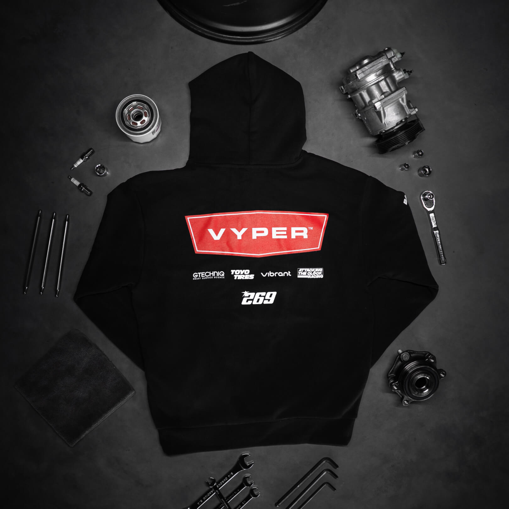 Vyper x Bassett Team Hoodie | Vyper Apparel – Vyper Industrial