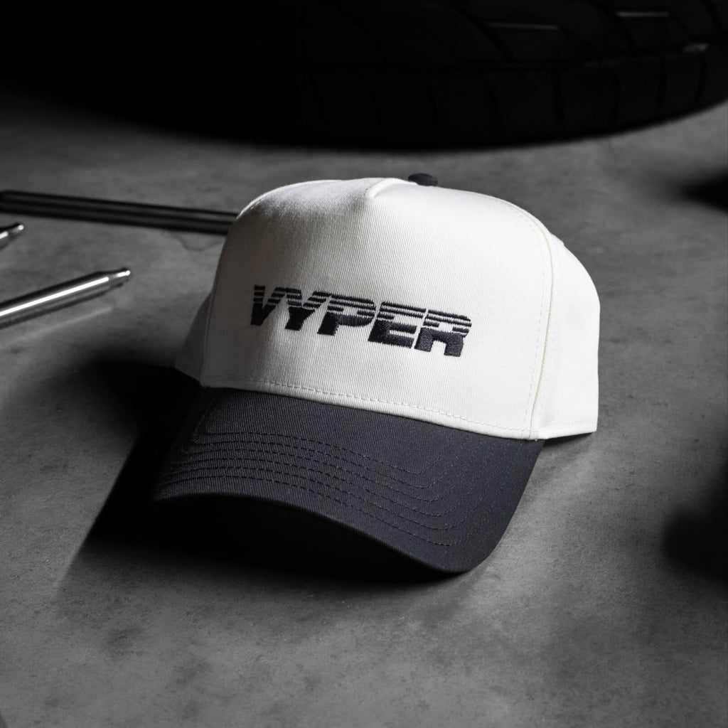 TRACKSIDE BLACK TWO-TONE HAT