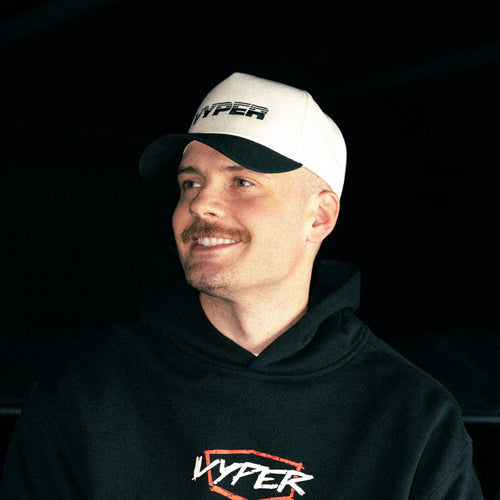 TRACKSIDE BLACK TWO-TONE HAT