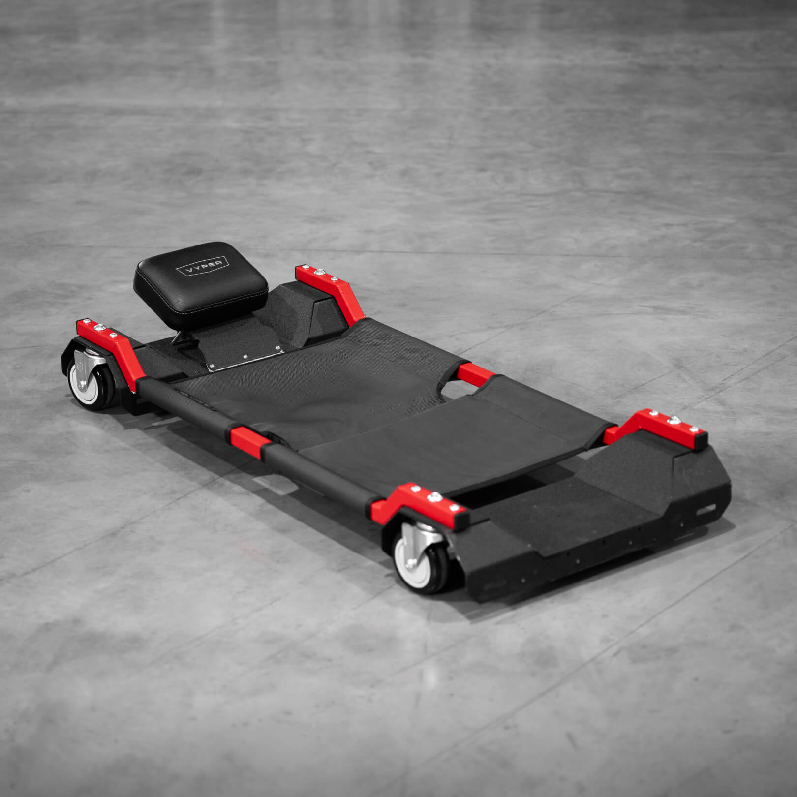 Lay-Down Creeper | Adjustable Headrest Mechanic Creeper | Vyper