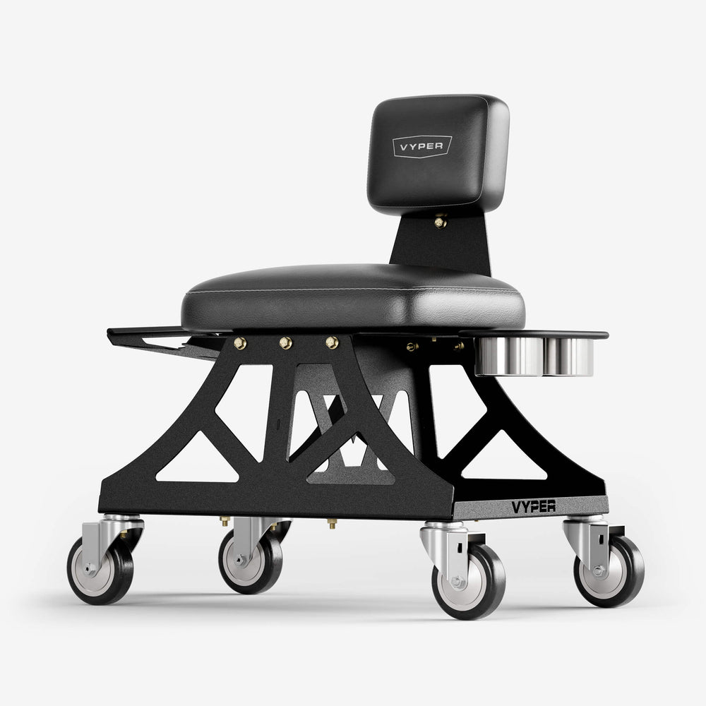 Shop Stool with Wheels | Mechanic Stool - 400 lb Capacity | Vyper ...