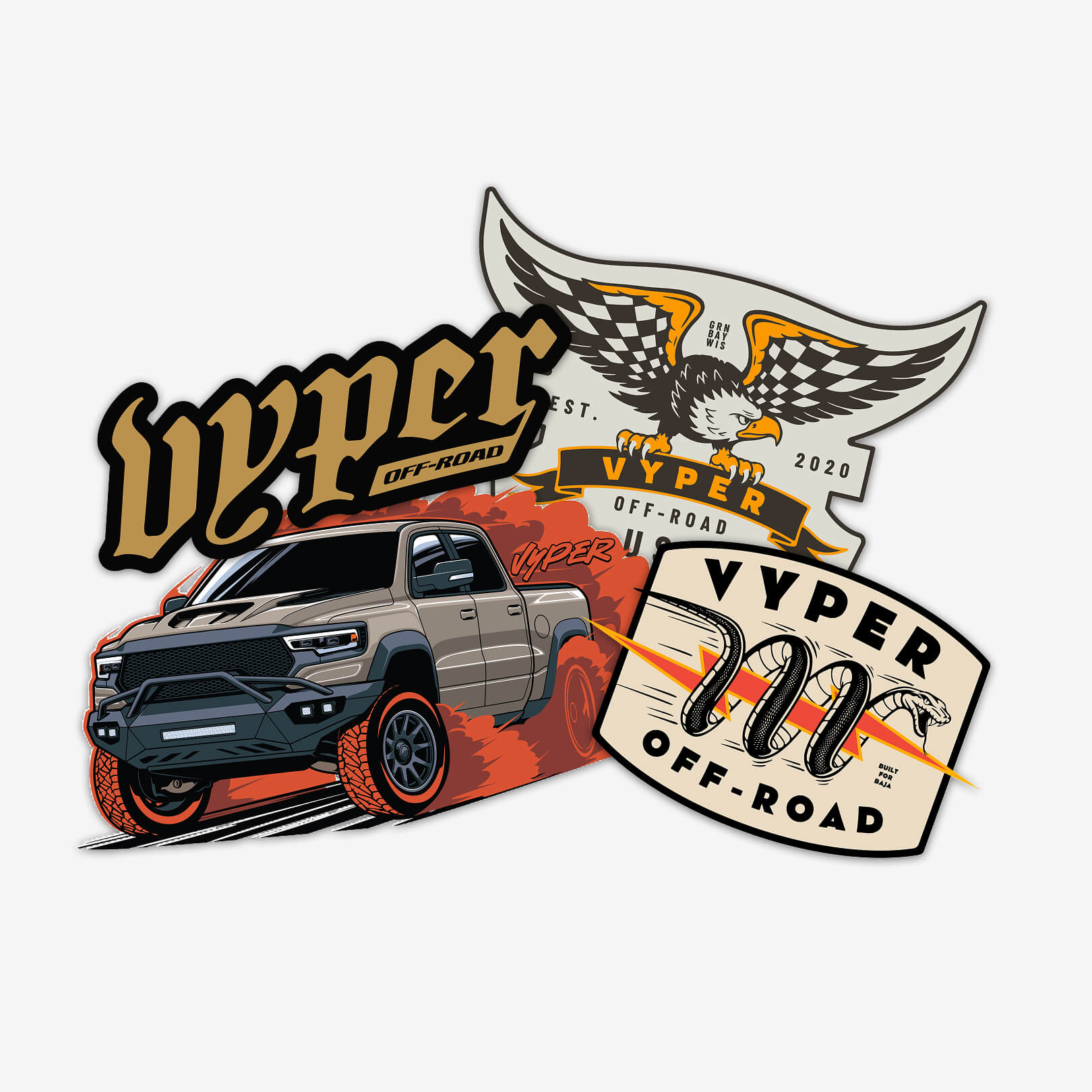 VYPER OFF-ROAD STICKER PACK