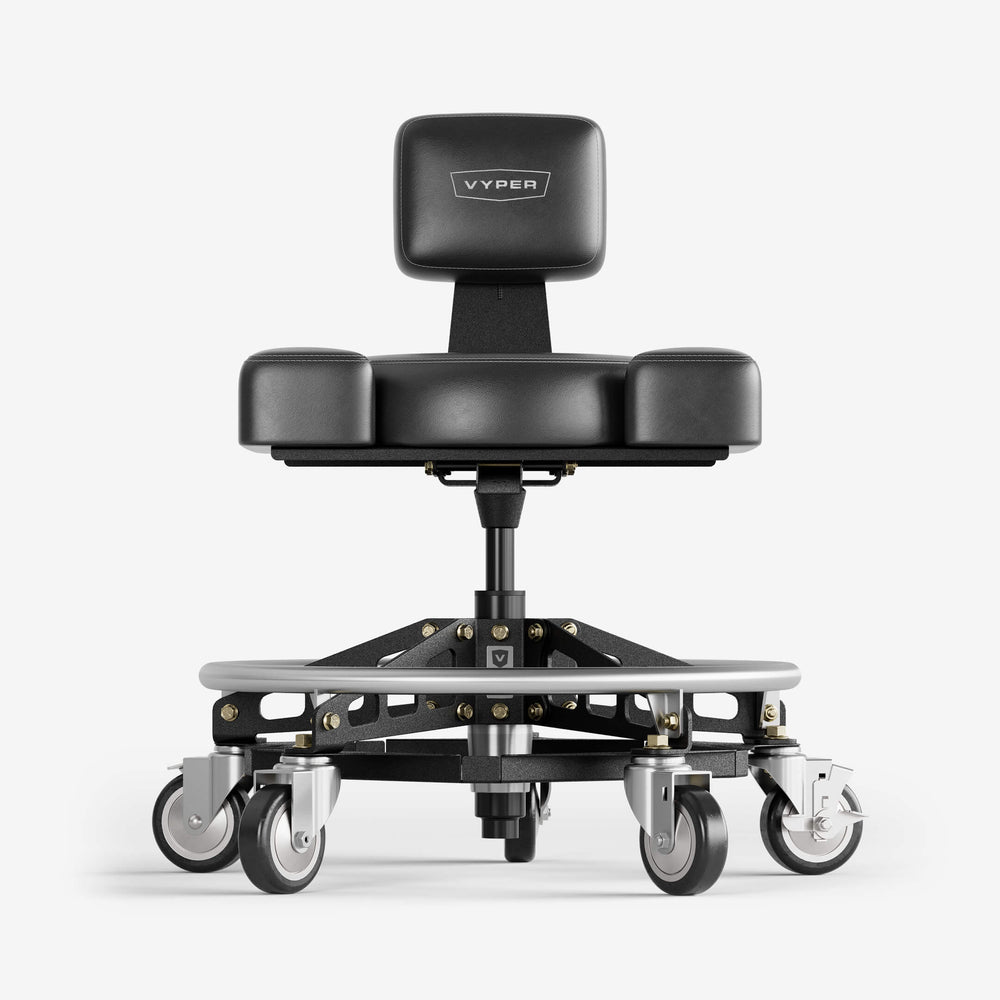 Heavy Duty Shop Chair with Wheels - 400 lb | Vyper – Vyper Industrial