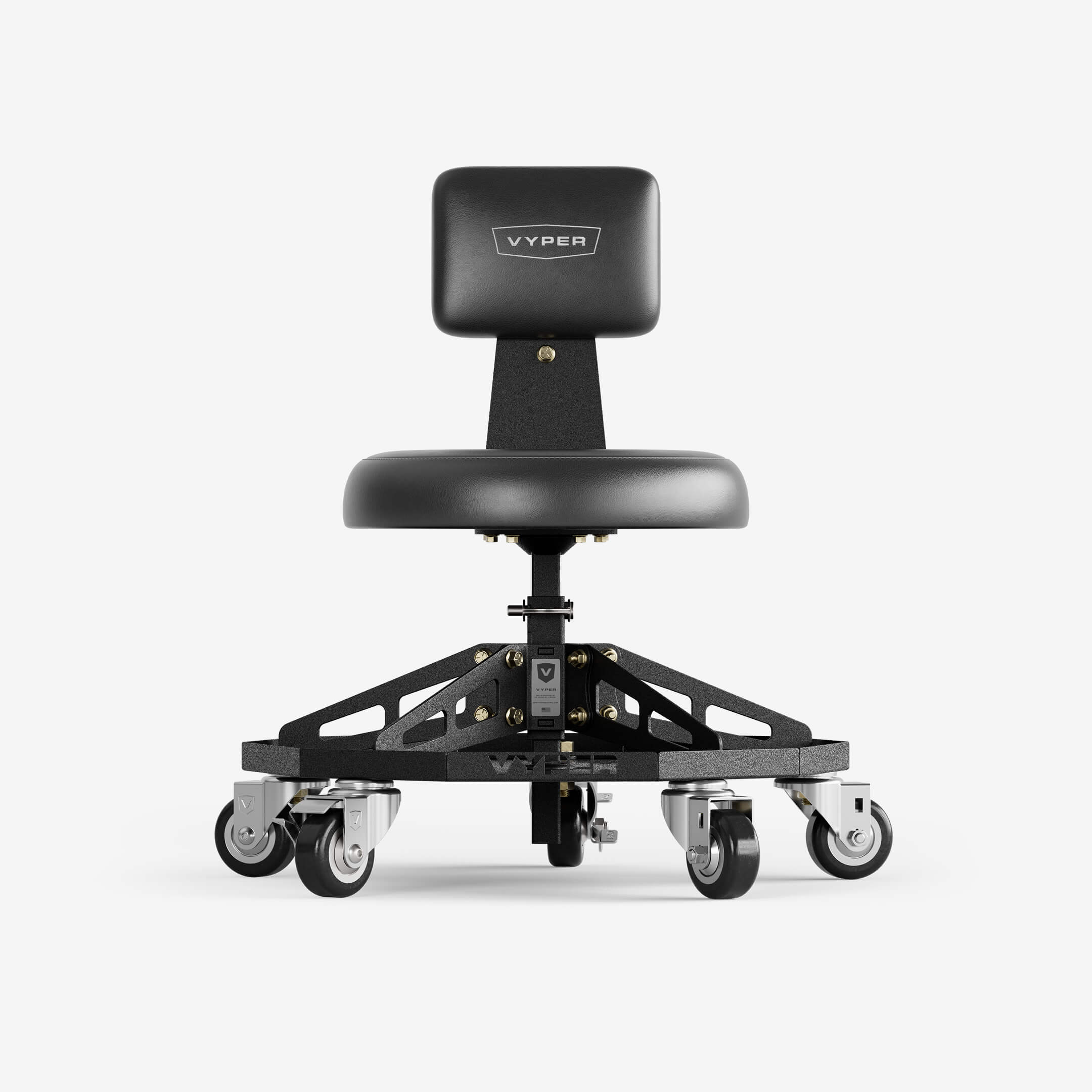  EXONOMICS EXPERIMENT メタルパイプスツール 椅子 Cramer Fusion Round Medical Rolling Stool | OfficeChairsUSA